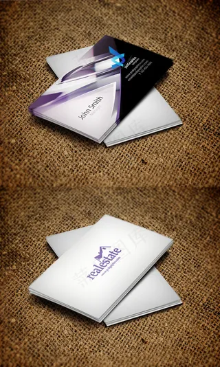 时尚个性名片模板