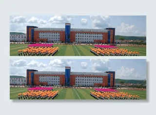 运动会团体操表演图片