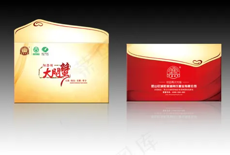 阳澄湖大闸蟹卡封套