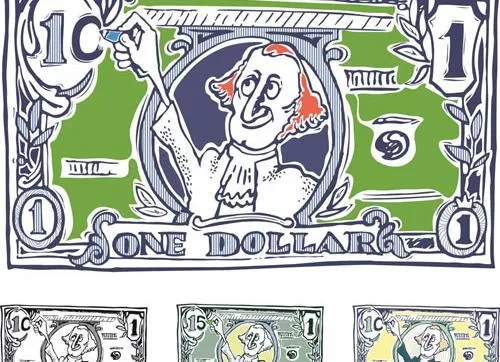 卡通漫画美圆eps,ai矢量模版下载