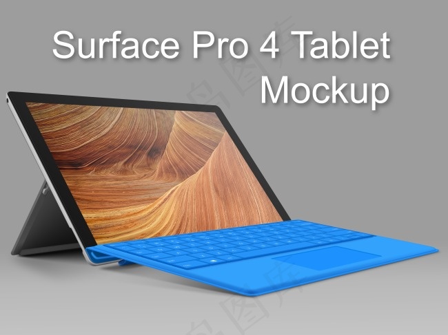 微软平板模板Surface-4(4000X3000(DPI:300))psd模版下载