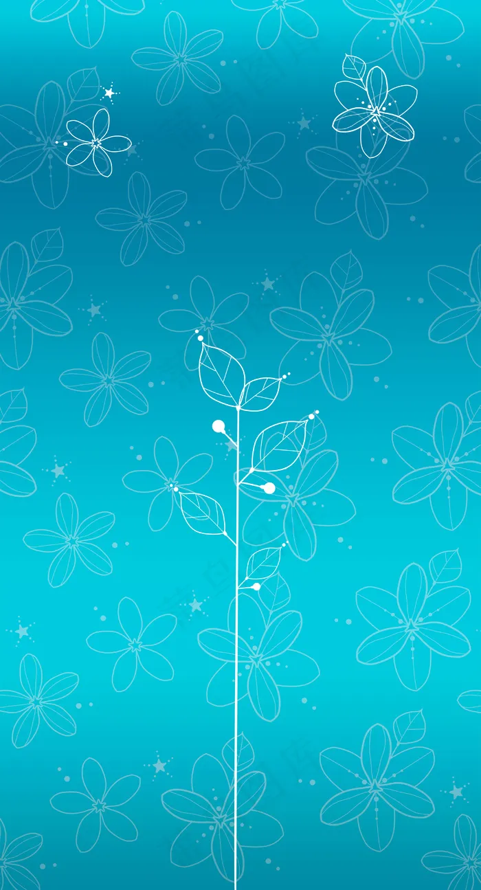 花朵叶片背景