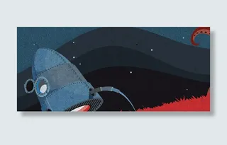 波浪线背景CSS模板