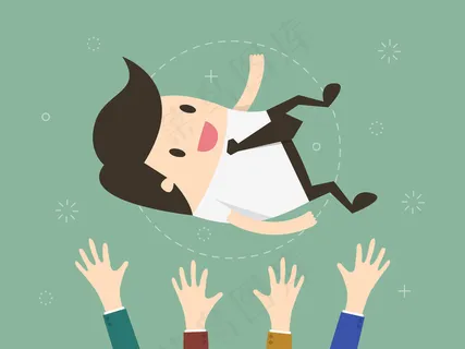 卡通商业精英矢量图片 卡通商业精英矢量图片