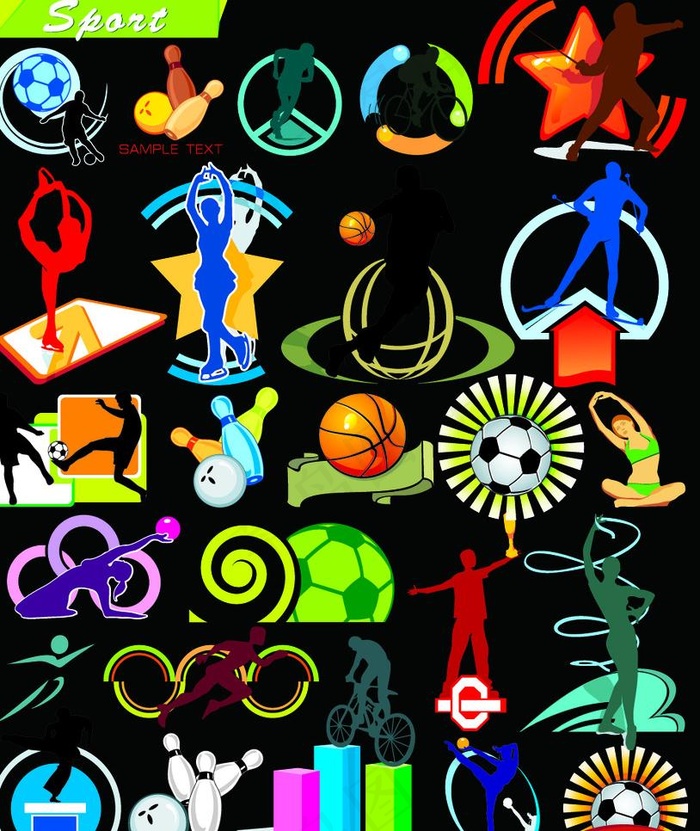 文体运动标志图片