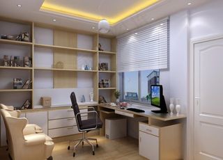 现代简约书房