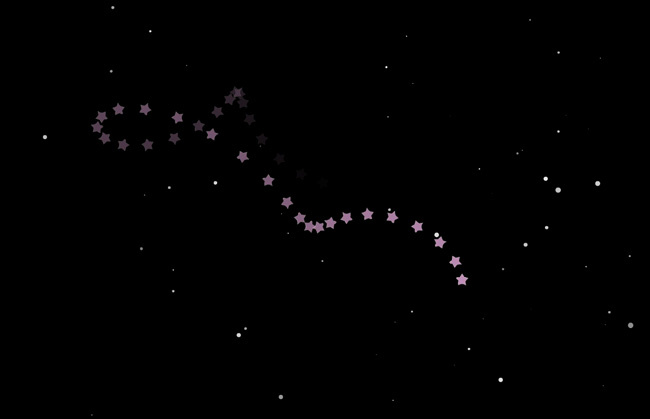 星空动感鼠标跟随flash动画