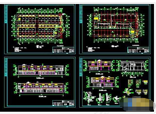 某商业广场建筑设计cad施工图纸