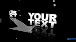 箭头文本的AE特效