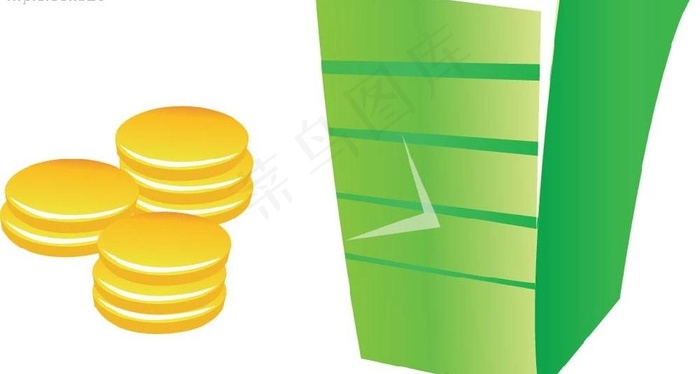 金币图片ai矢量模版下载