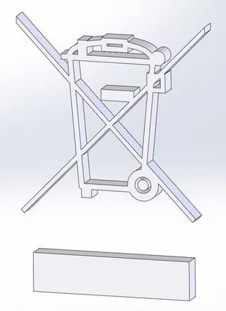 WEEE指令的垃圾箱标志