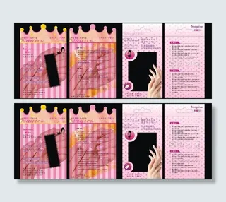 指甲贴纸包装图片