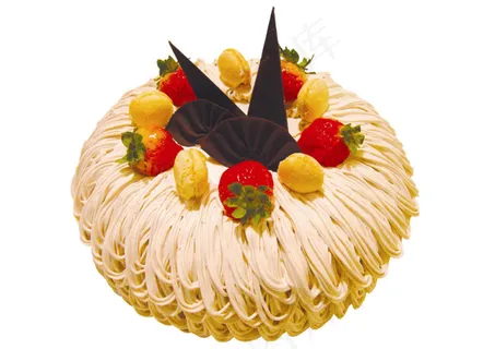 西式水果奶油蛋糕素材 西式水果奶油蛋糕素材