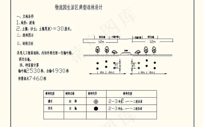 绿化典型造林模式图片