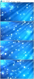 蓝色粒子LED视频素材