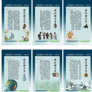 中医养生展板图片