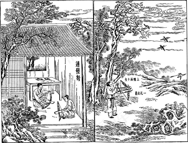 天工开物eps,ai矢量模版下载