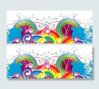 植物花纹背景图