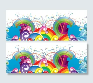 植物花纹背景图