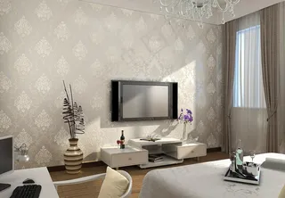 欧式墙纸效果图渲染图片