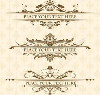 欧式花纹图片模板下载 免费下载