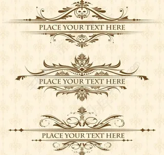 欧式花纹图片模板下载 免费下载