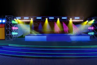 舞台效果图max源文件 psd后期...