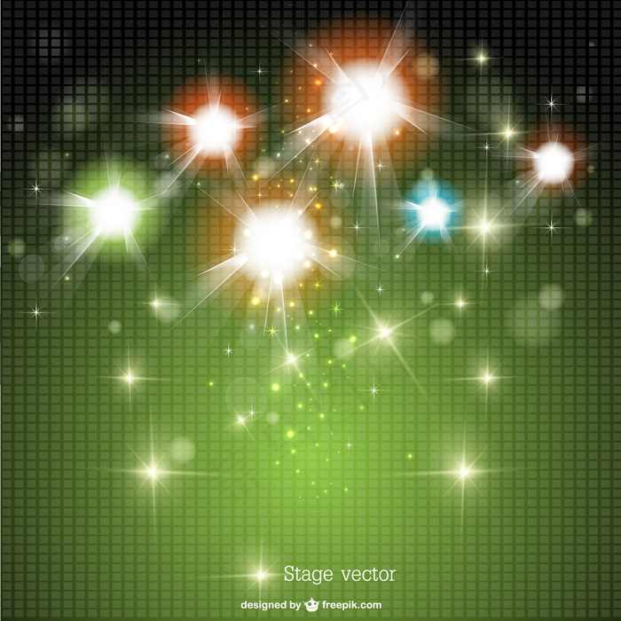 绿色背景矢量图