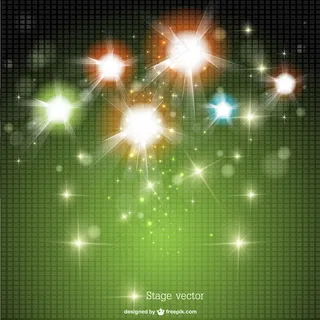 绿色背景矢量图