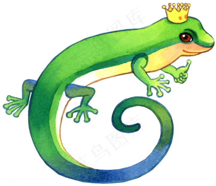 卡通蜥蜴动物图片海报素材