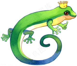 卡通蜥蜴动物图片海报素材