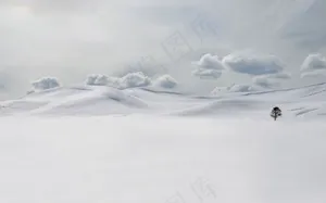 唯美的雪景图片
