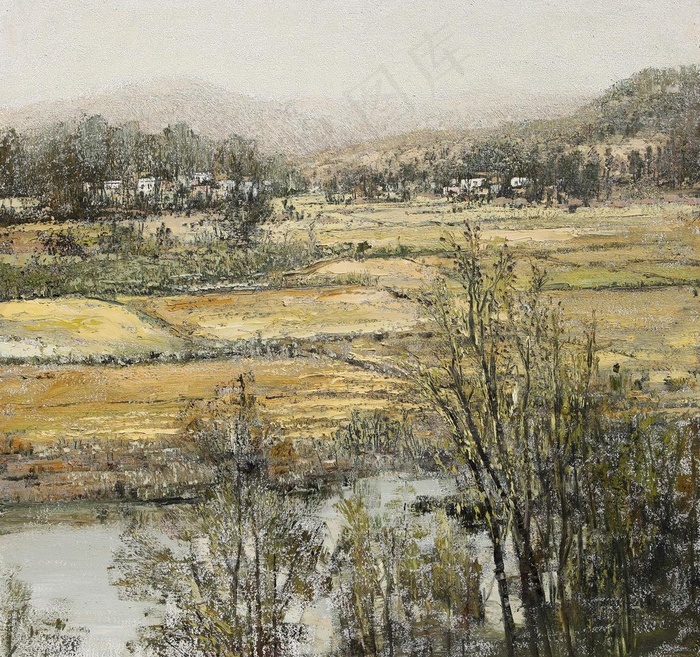 乡村田地图片