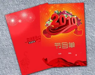2010节目单图片