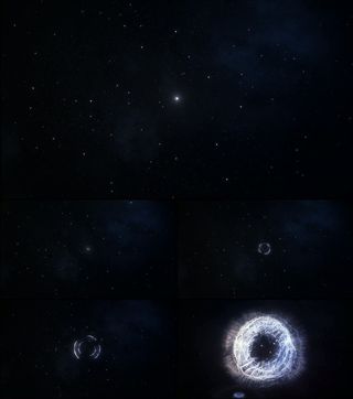 LED宇宙太空世界地球高清视频