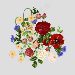 2016手绘花卉超清ps设计素材