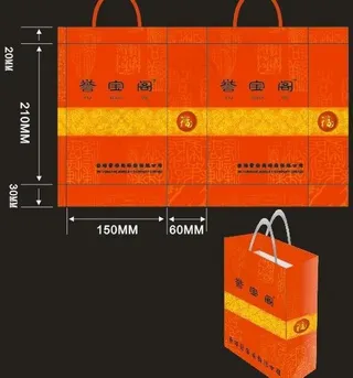 手提袋子设计图片