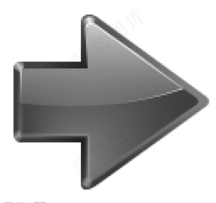 箭头、播放按钮图片psd模版下载