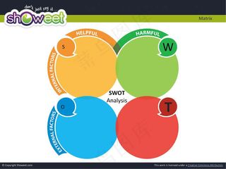 多彩气泡背景PPT模板