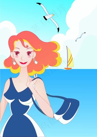 海边女人