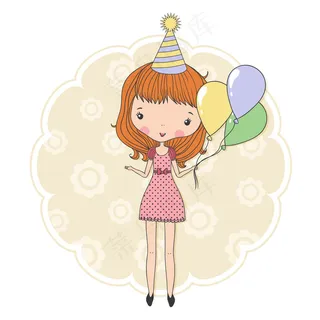 卡通人物矢量图