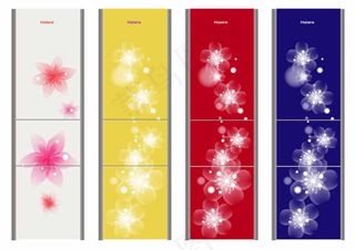 冰箱面板梦幻图案