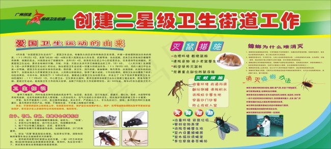 创建二星级卫生街道工作