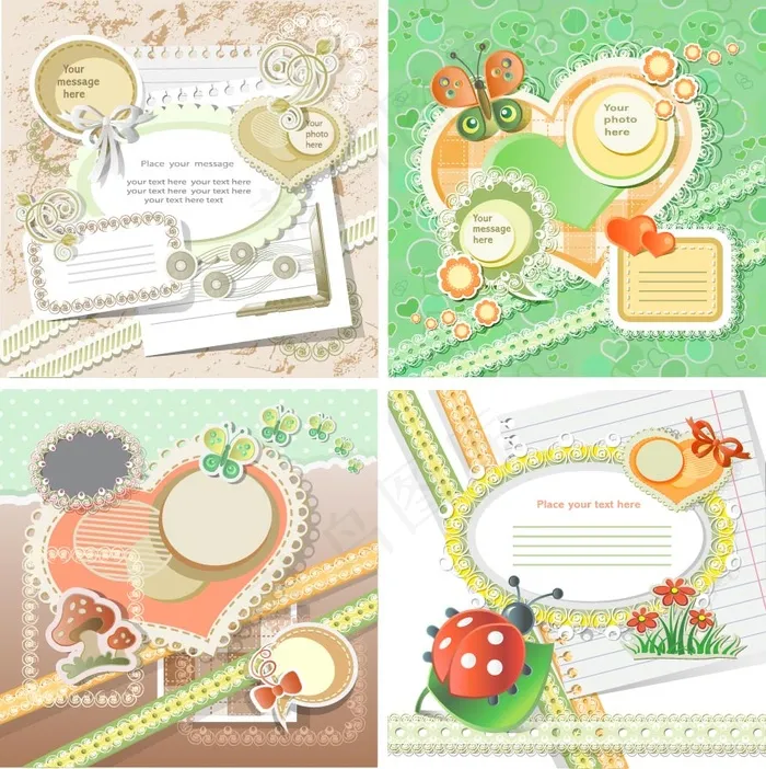 漂亮的对话框ai矢量模版下载