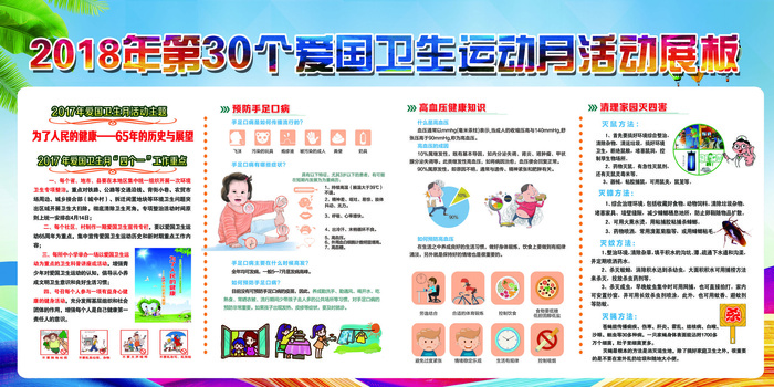 关注小环境共享大健康展板