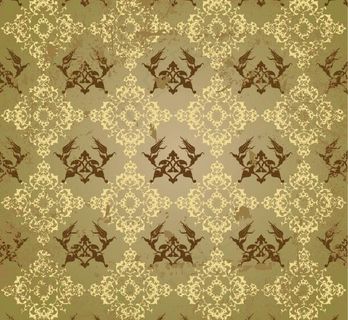 古典风格的潮流花纹背景矢量素材
