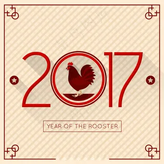 中国鸡年背景