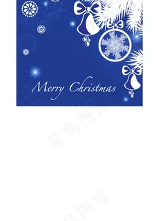 美丽雪花纷飞矢量素材