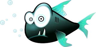 食人鱼 剪贴画漫画