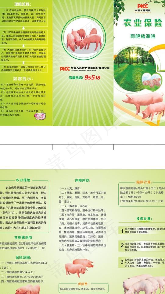 农业保险图片cdr矢量模版下载